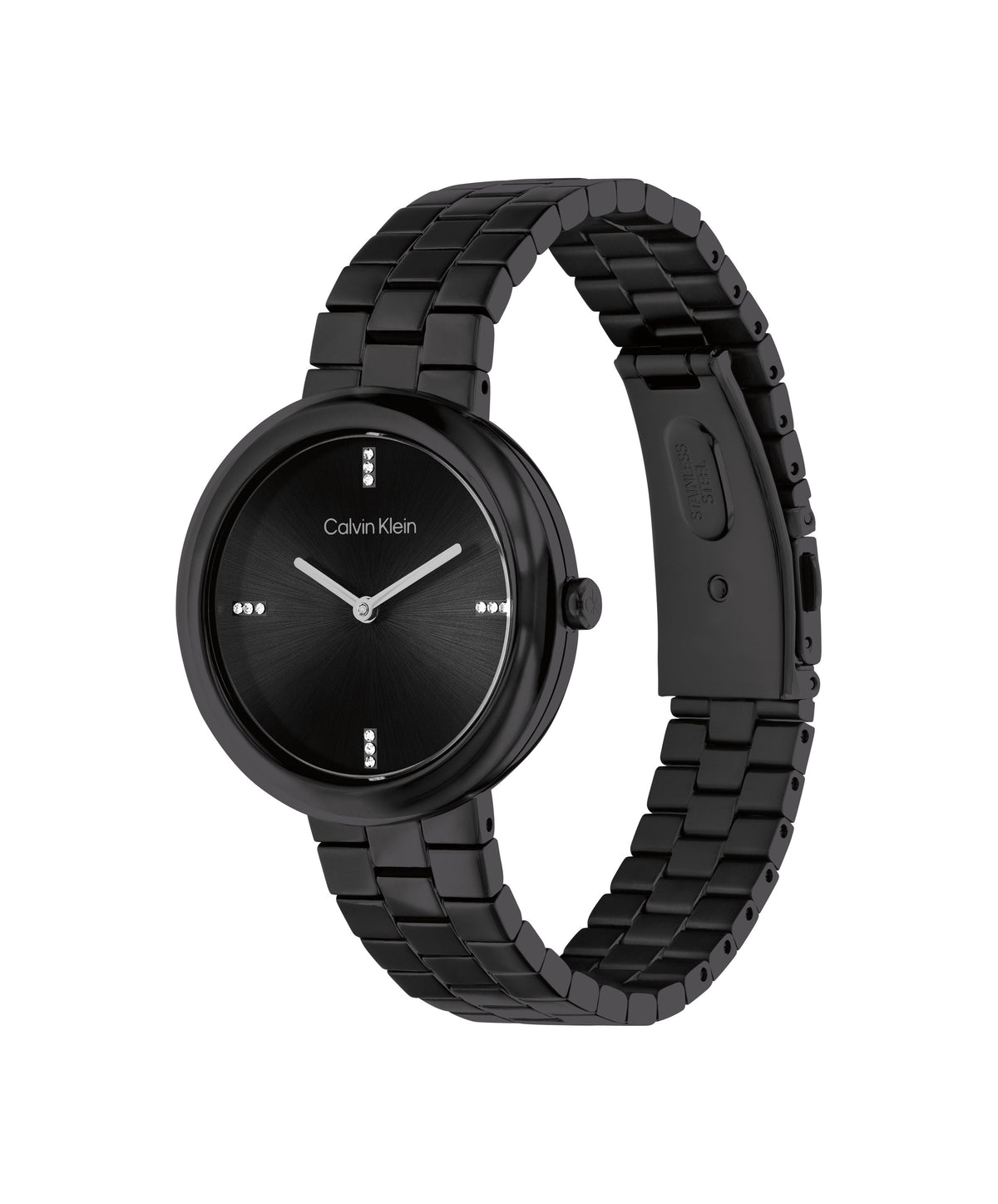 Calvin Klein Twisted Bezel 25100096 – three-quarter view
