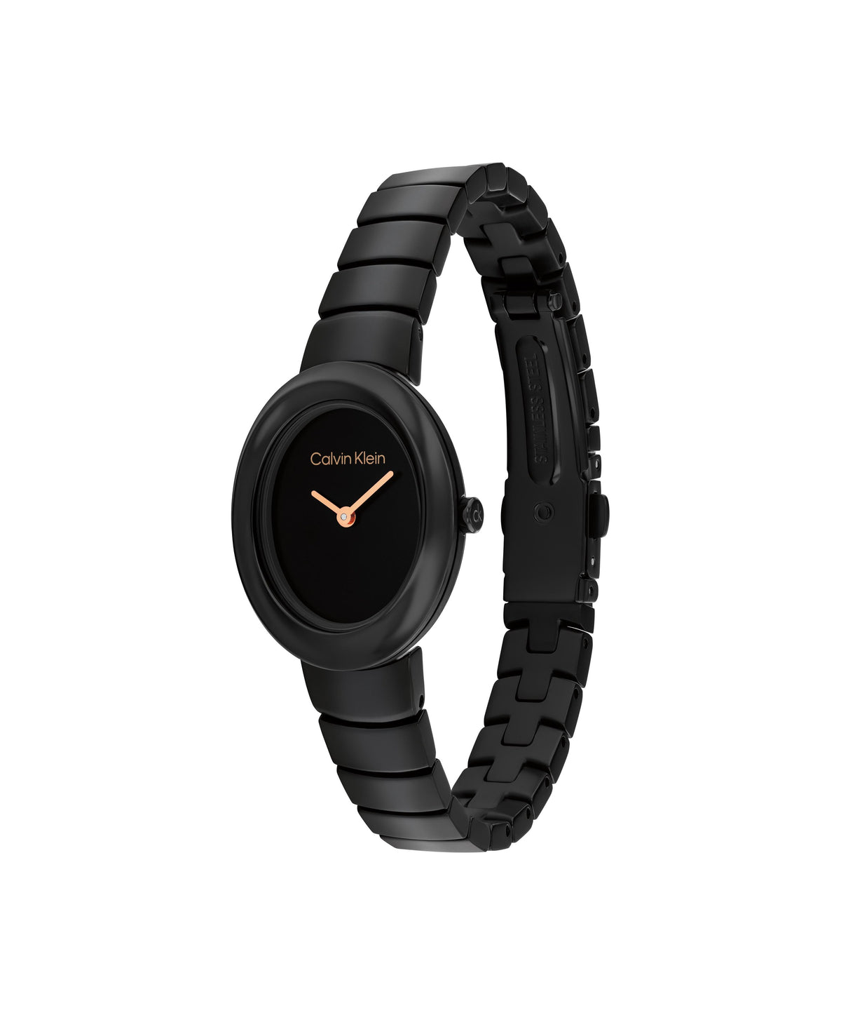 Calvin Klein Twisted Bezel 25100150 – three-quarter view