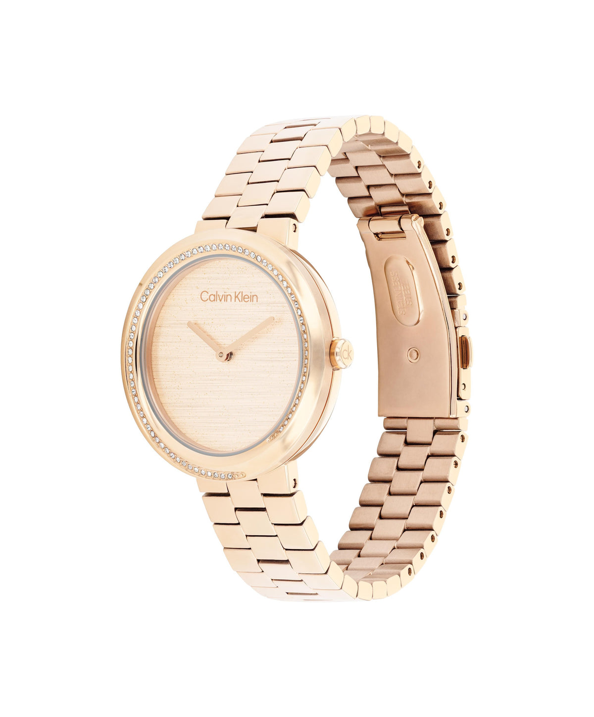 Calvin Klein Twisted Bezel 25100166 – three-quarter view