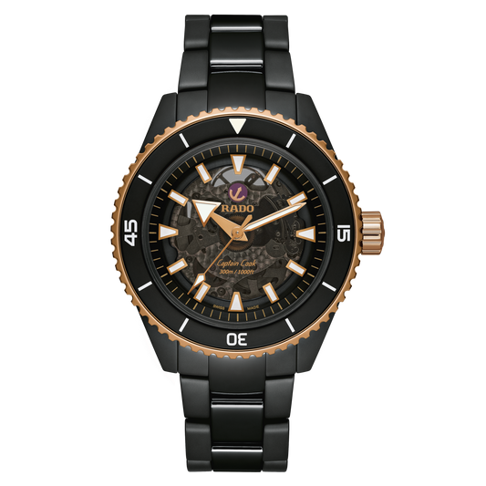 Rado Captain Cook High-Tech Ceramic R32127162 – front view