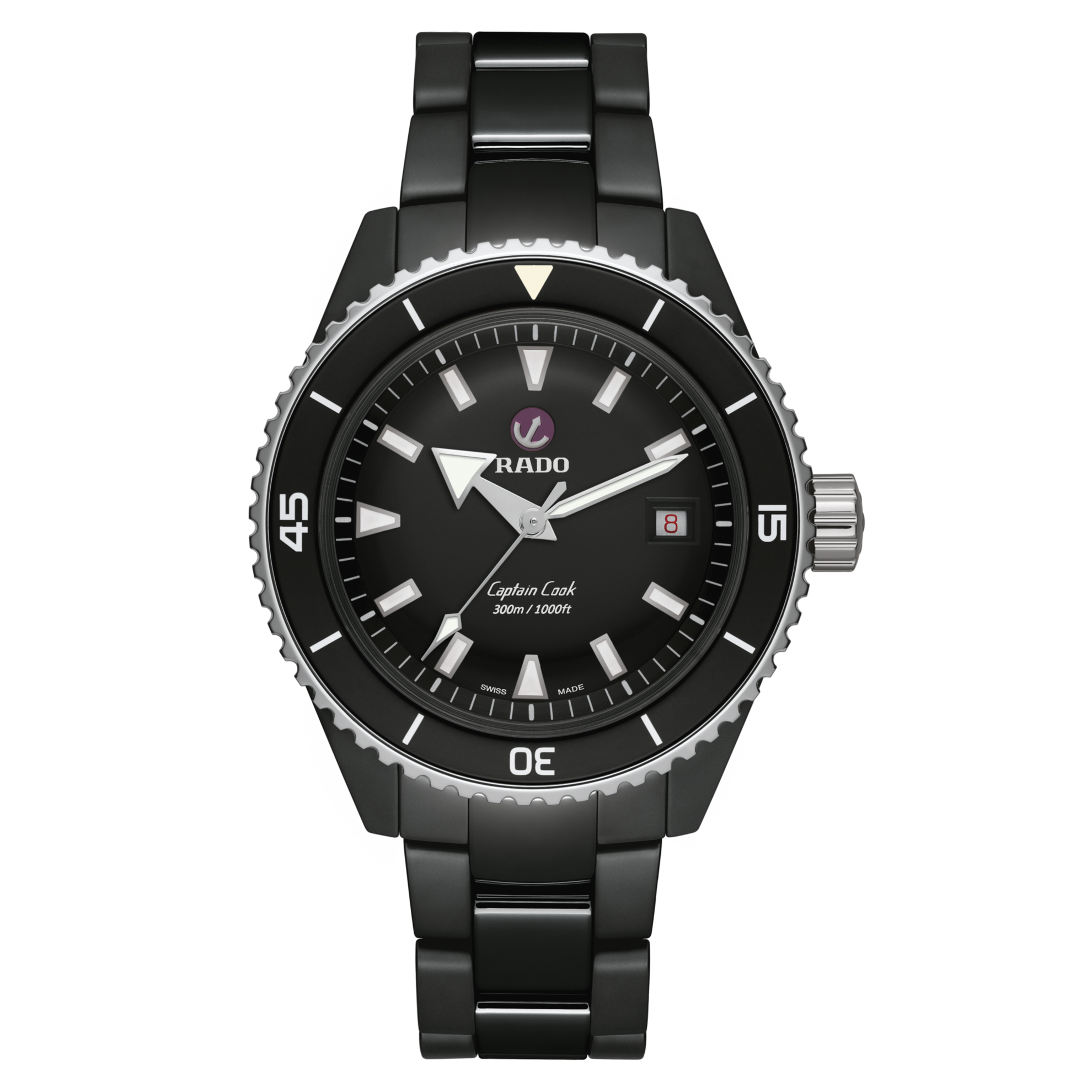 Rado Captain Cook High-Tech Ceramic Diver R32129152 Watch for Men