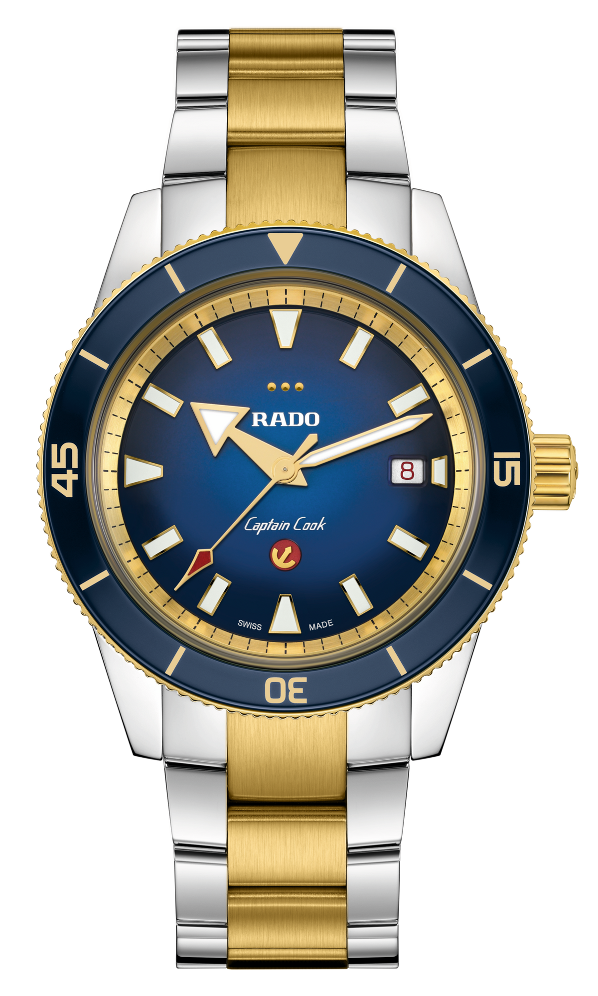 Rado Captain Cook X European Cricket Special Edition R32138208 – front view
