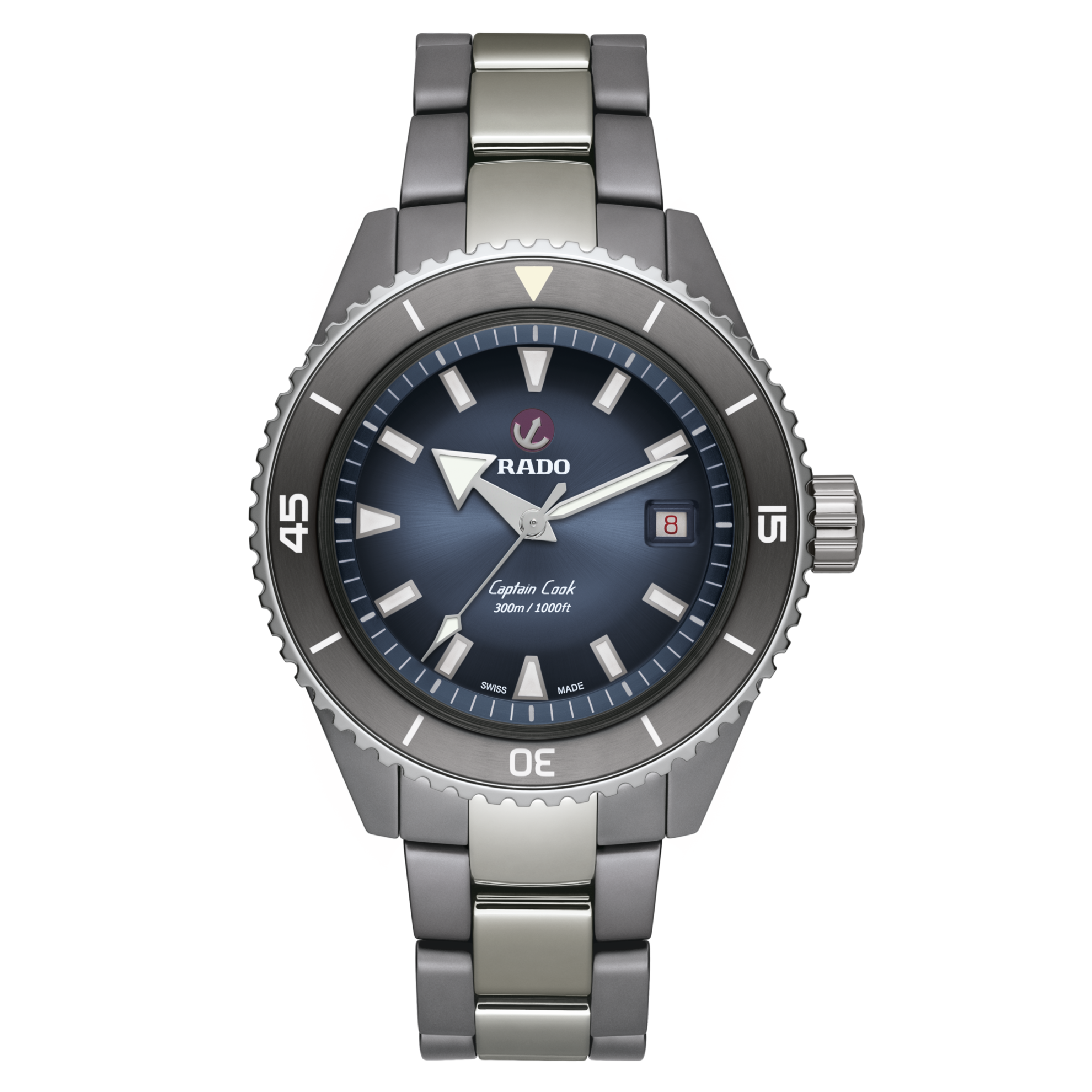 Rado Captain Cook High-Tech Ceramic Diver R32144202 Watch for Men