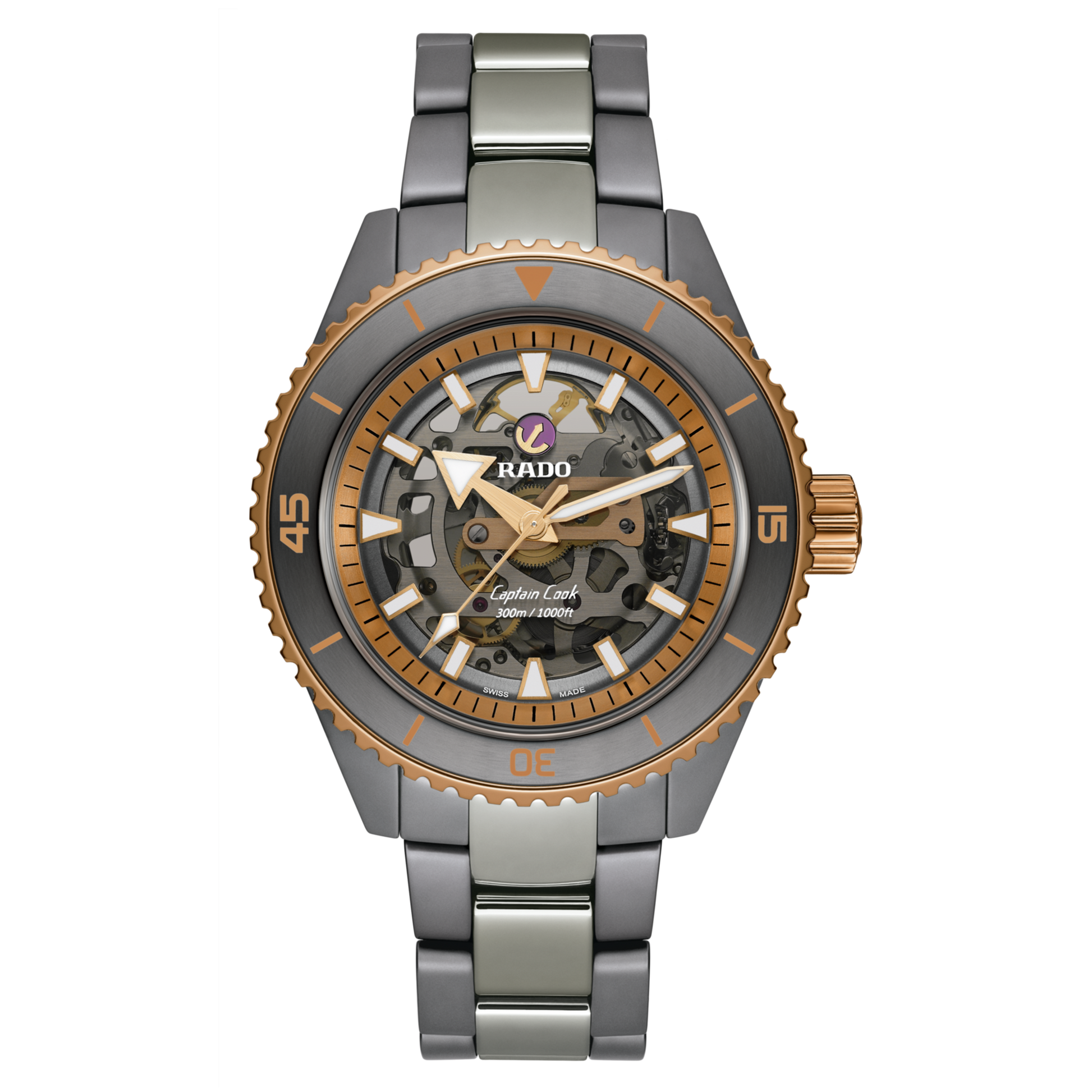 Captain Cook High-Tech Ceramic Skeleton R32148162 - Kamal Watch Company