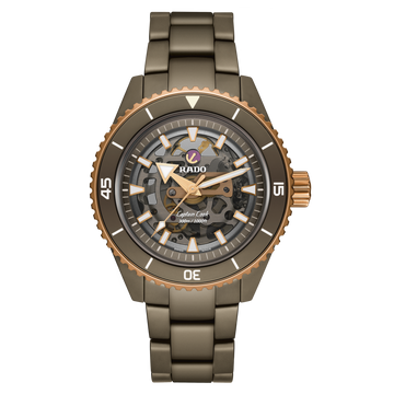 Rado Captain Cook High-Tech Ceramic Skeleton R32150162 – front view