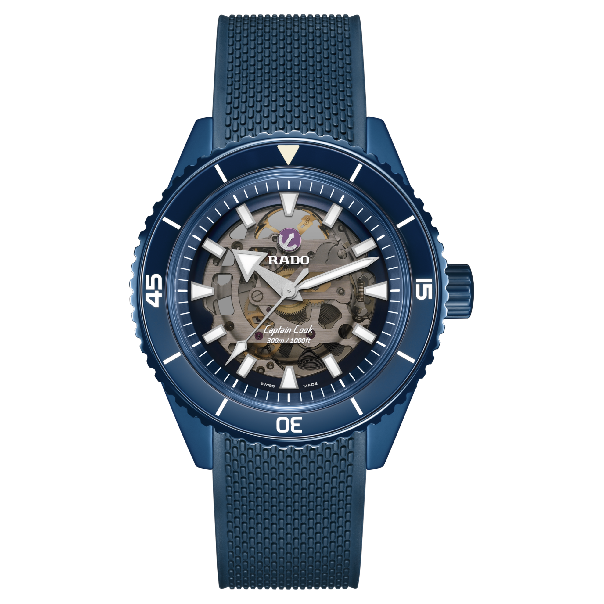 Rado Captain Cook High-Tech Ceramic Skeleton R32153209 Watch for Men