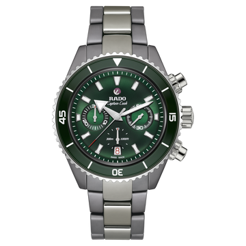 Rado Captain Cook High-Tech Ceramic Automatic Chronograph R32189313 – front view