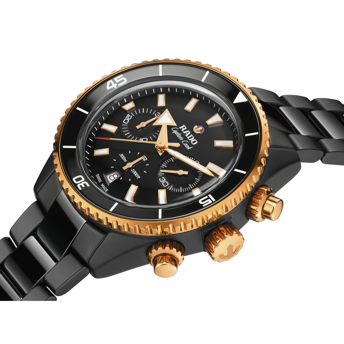 Rado Captain Cook High-Tech Ceramic Automatic Chronograph R32190153 – view 2