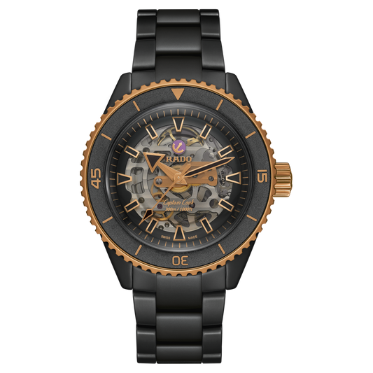 Rado Captain Cook High-Tech Ceramic Skeleton R32192152 – front view