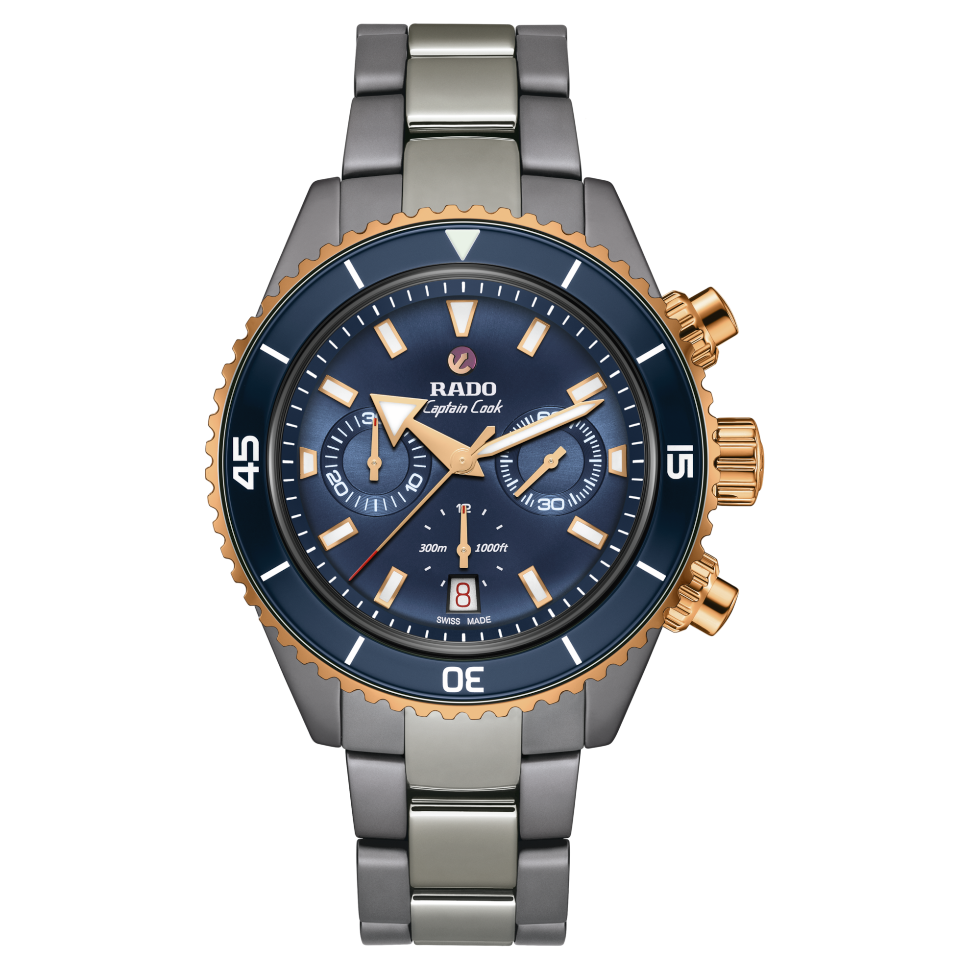 Rado Captain Cook High-Tech Ceramic Chronograph R32195202 Watch for Men