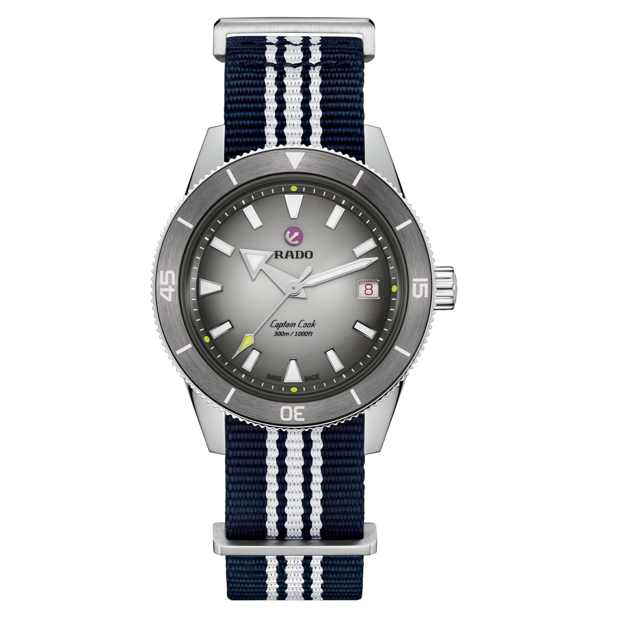 Rado Captain Cook X Tennis Limited Edition R32222108 – front view