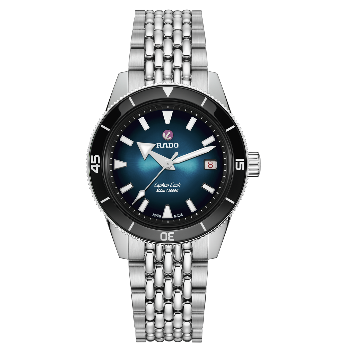Rado Captain Cook Automatic R32223213 – front view