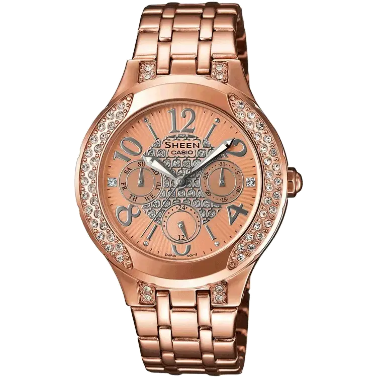 Casio Sheen SHE-3803PG-9A – alternate front view