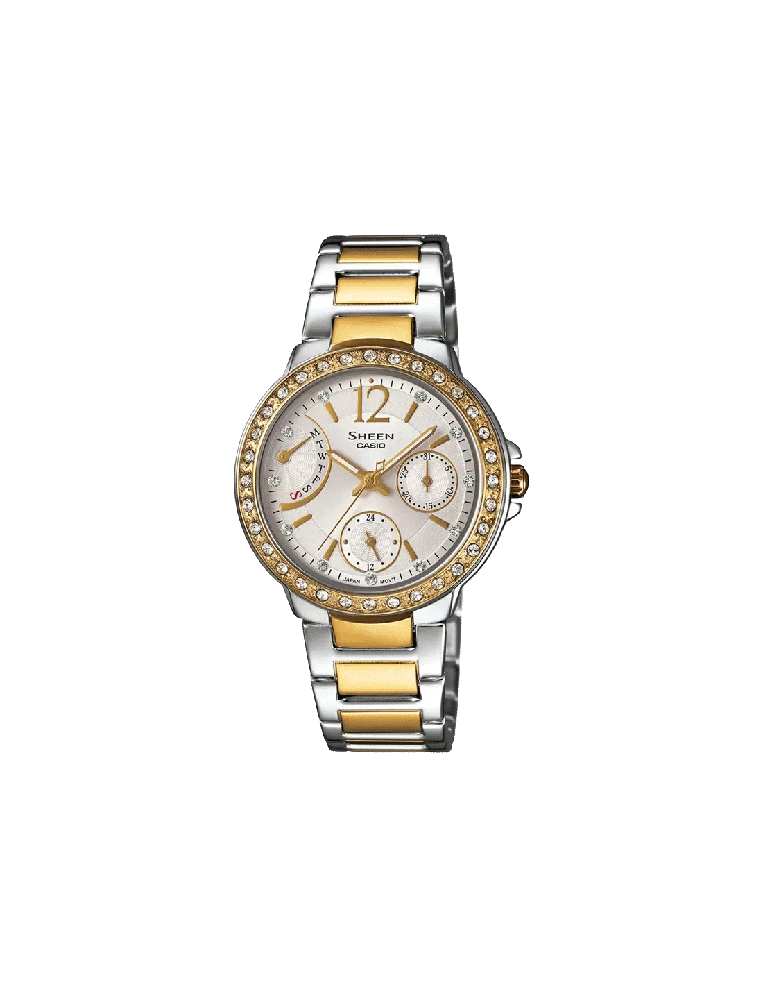 SHEEN SHE-3805SG-7AUDR - SX136 Two-Tone Multi-Dial - Women's Watch