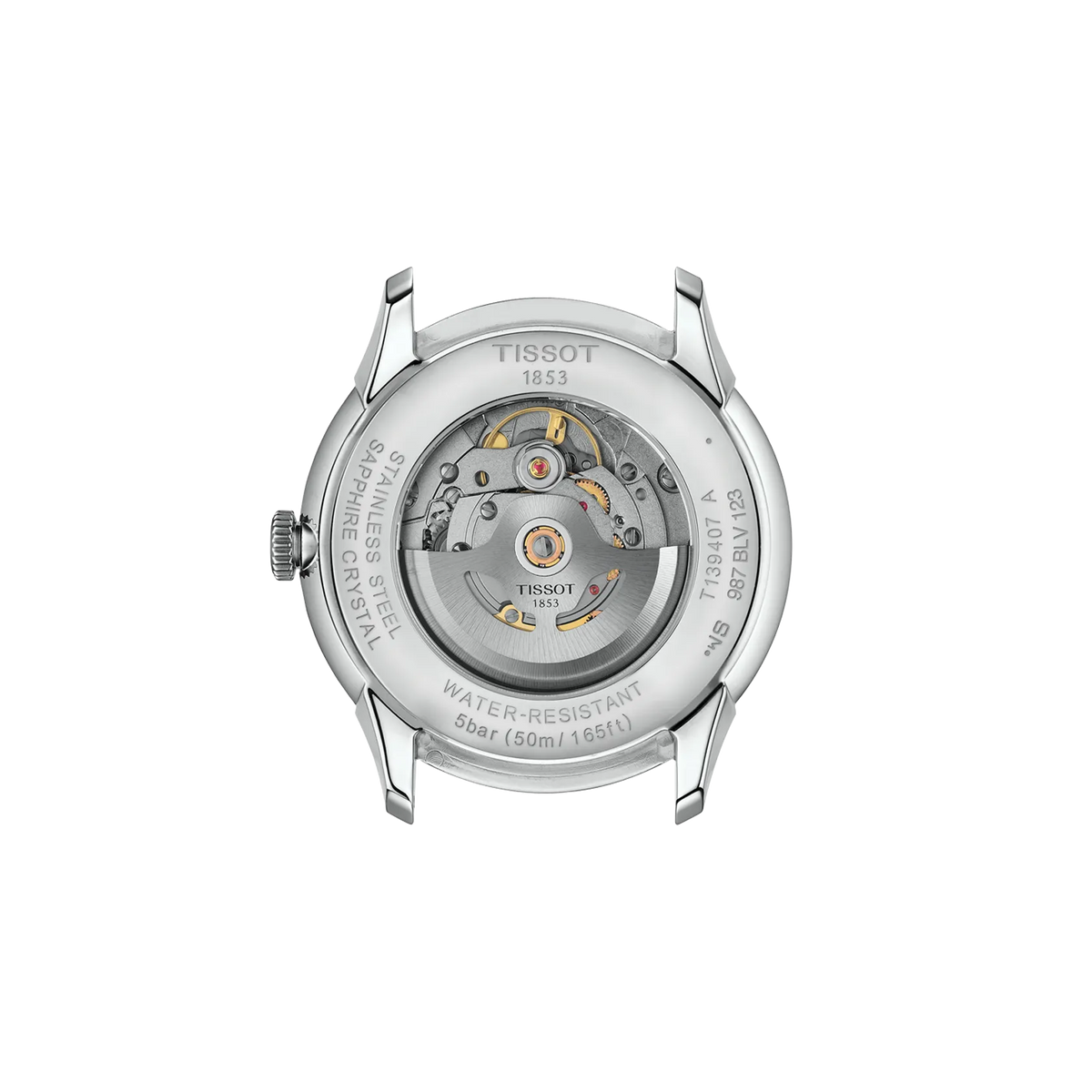 Tissot Chemin des Tourelles 42mm T139.407.16.041.00 Watch for Men - case-back view