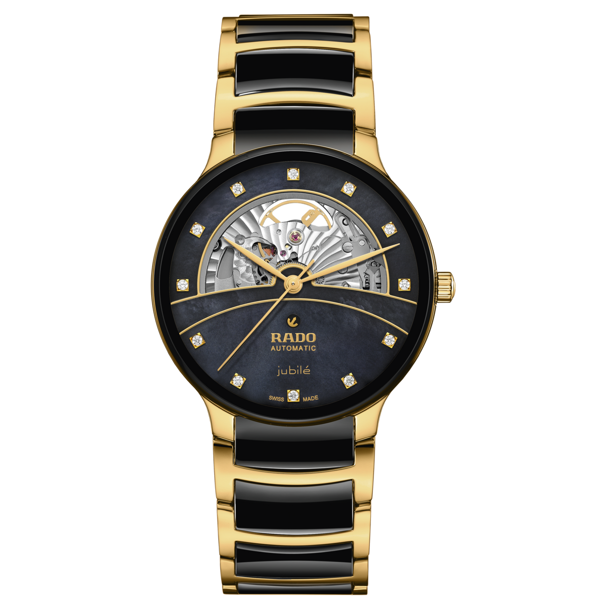 Rado Centrix Open Heart Diamonds R30008902 – front view