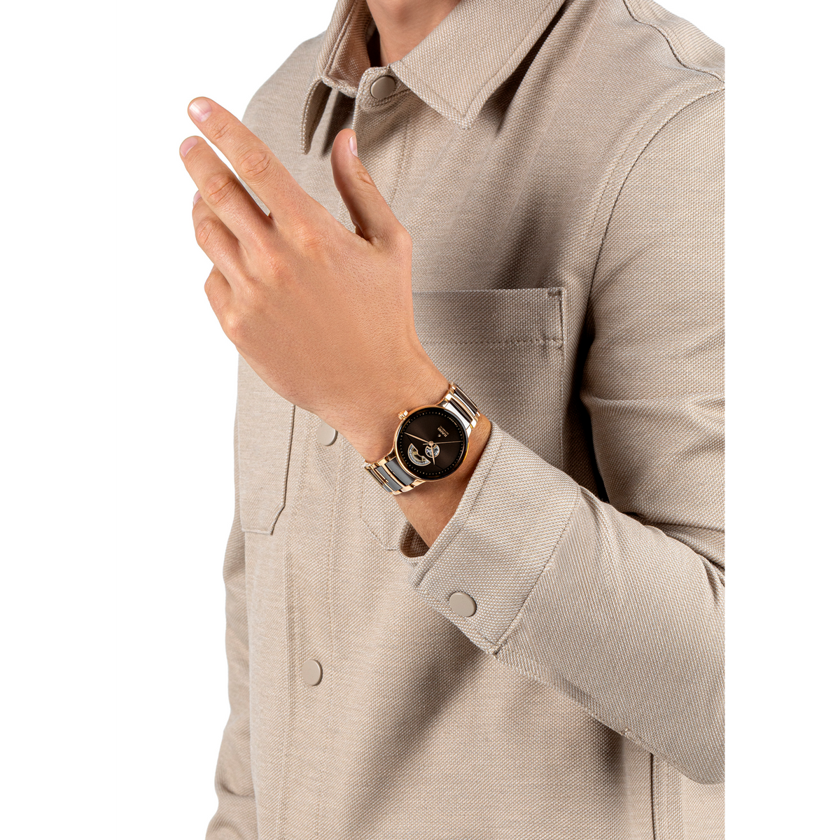 Rado Centrix Automatic Open Heart R30013302 – shown on the wrist