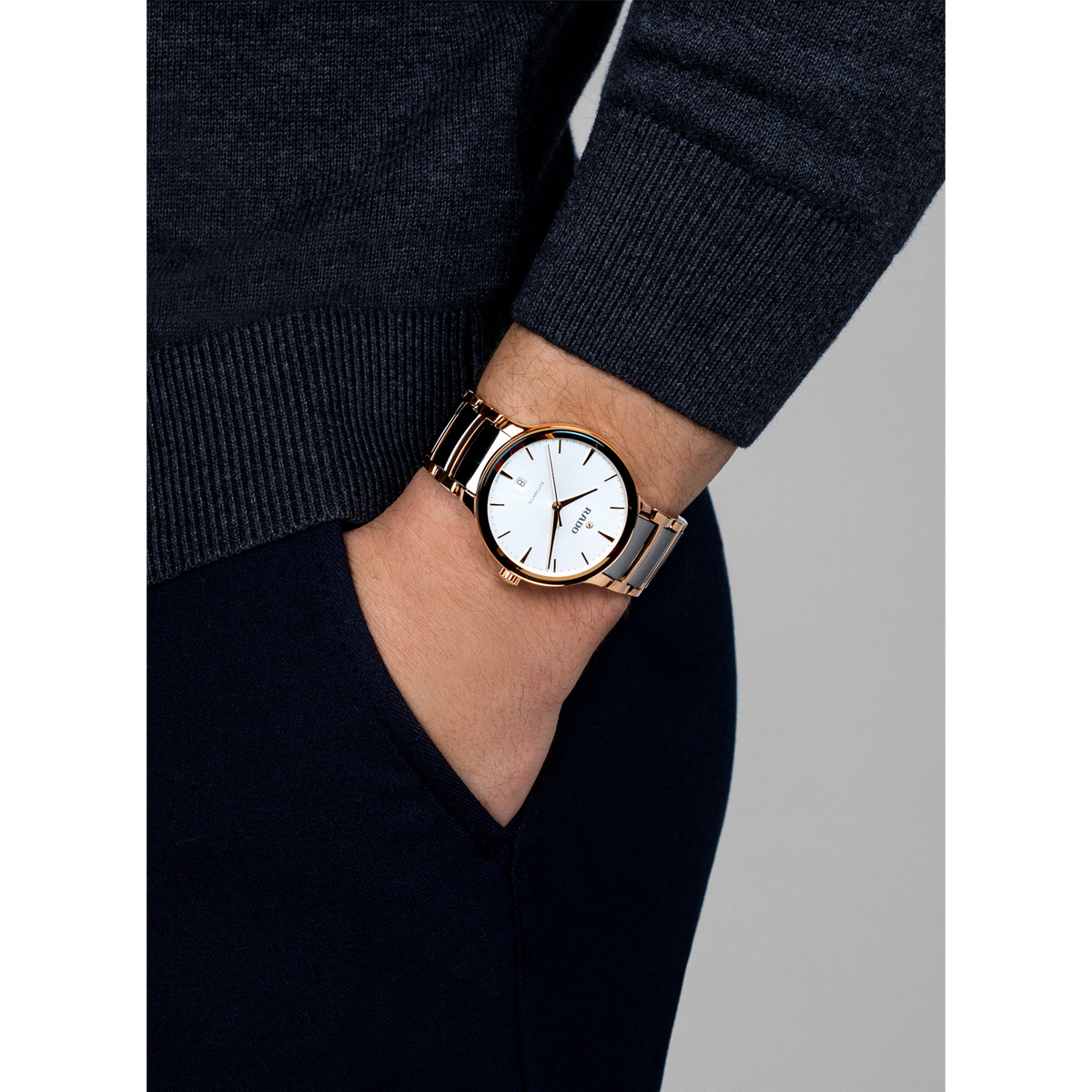 Rado Centrix Automatic R30017012 – shown on the wrist