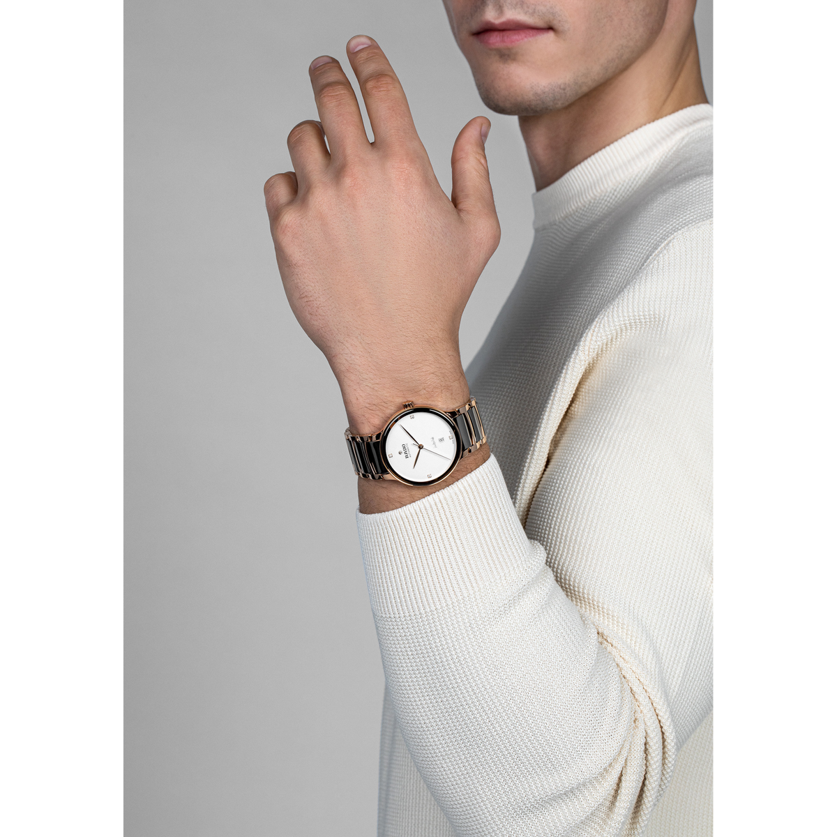 Rado Centrix Automatic Diamonds R30017722 – shown on the wrist