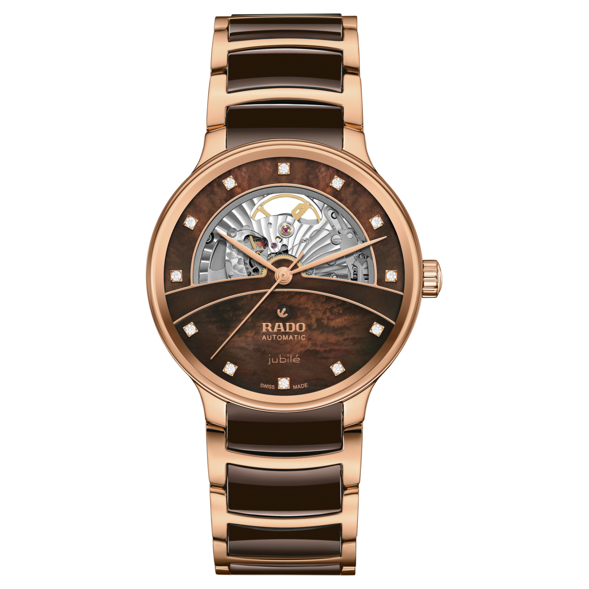 Rado Centrix Automatic Diamonds Open Heart R30028902 Unisex Watch
