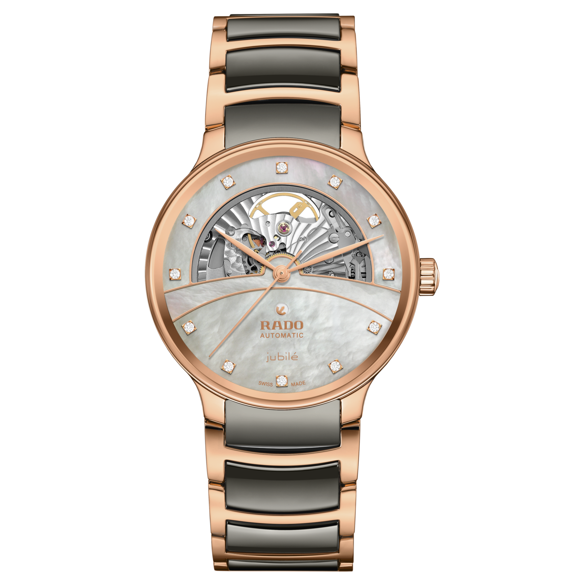 Rado Centrix Automatic Diamonds Open Heart R30028912 Unisex Watch