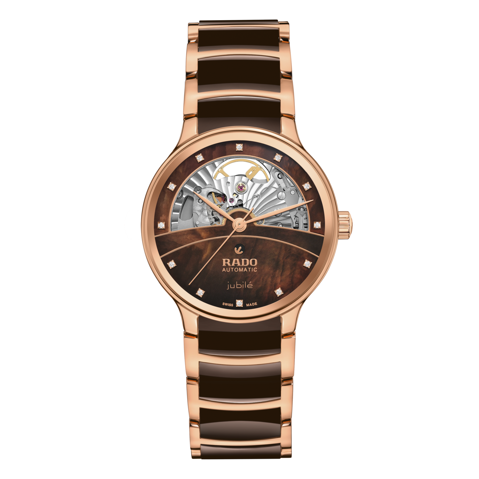 Rado Centrix Automatic Diamonds Open Heart R30029902 Watch for Women