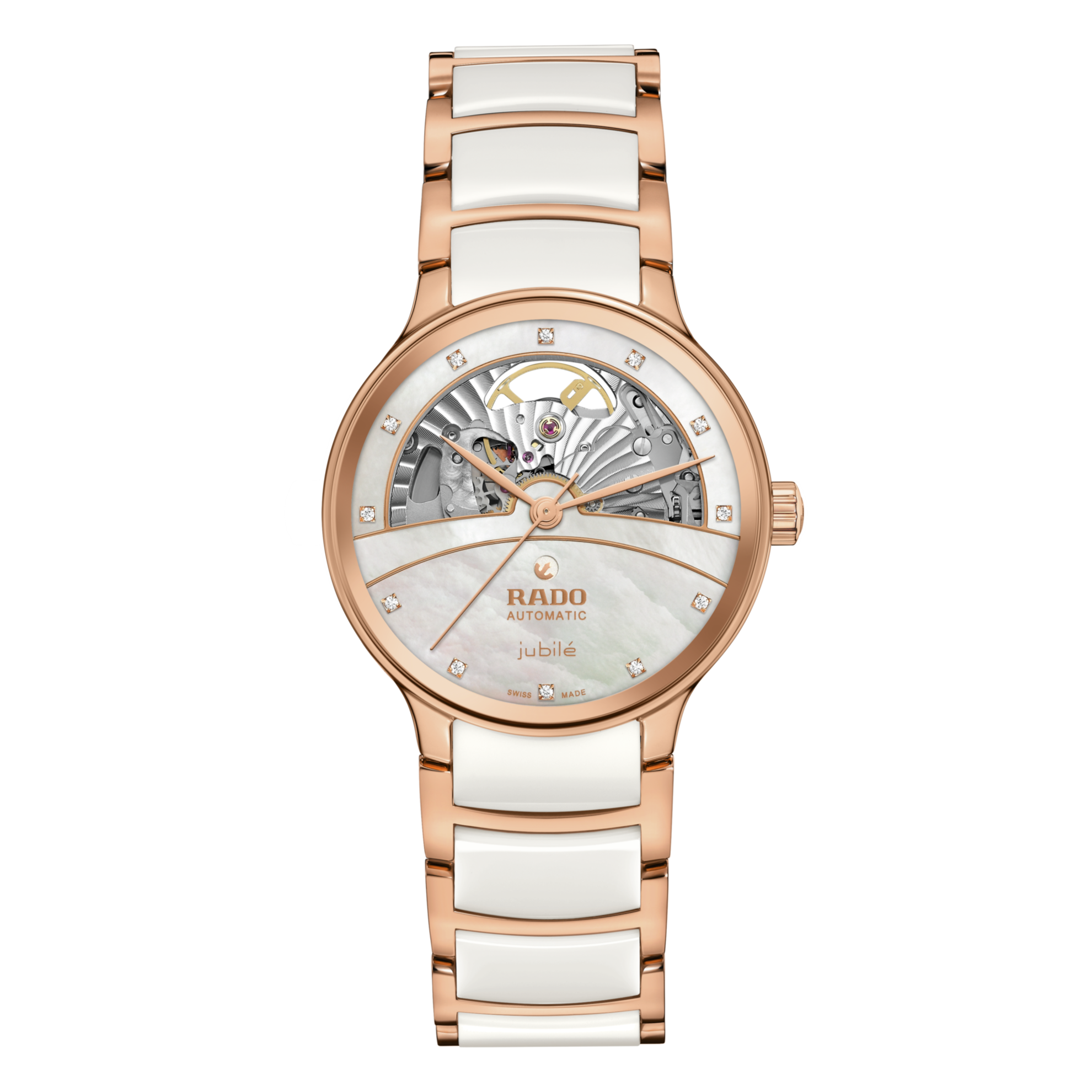 Centrix Automatic Diamonds Open Heart R30029922 Watch for Women