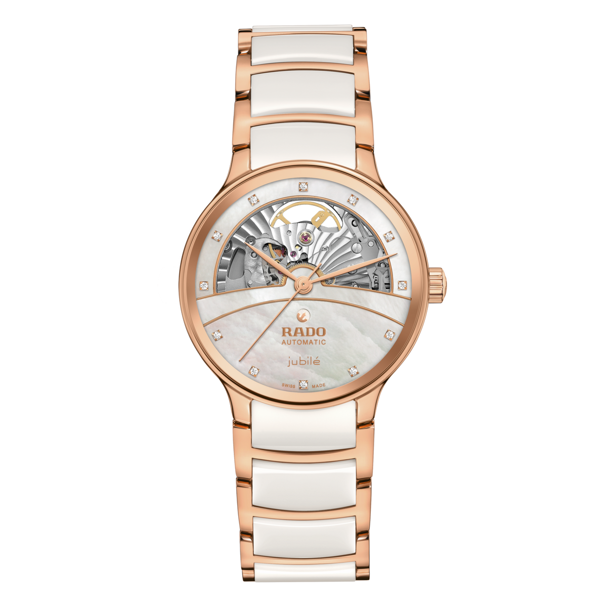 Rado Centrix Automatic Diamonds Open Heart R30029922 – front view
