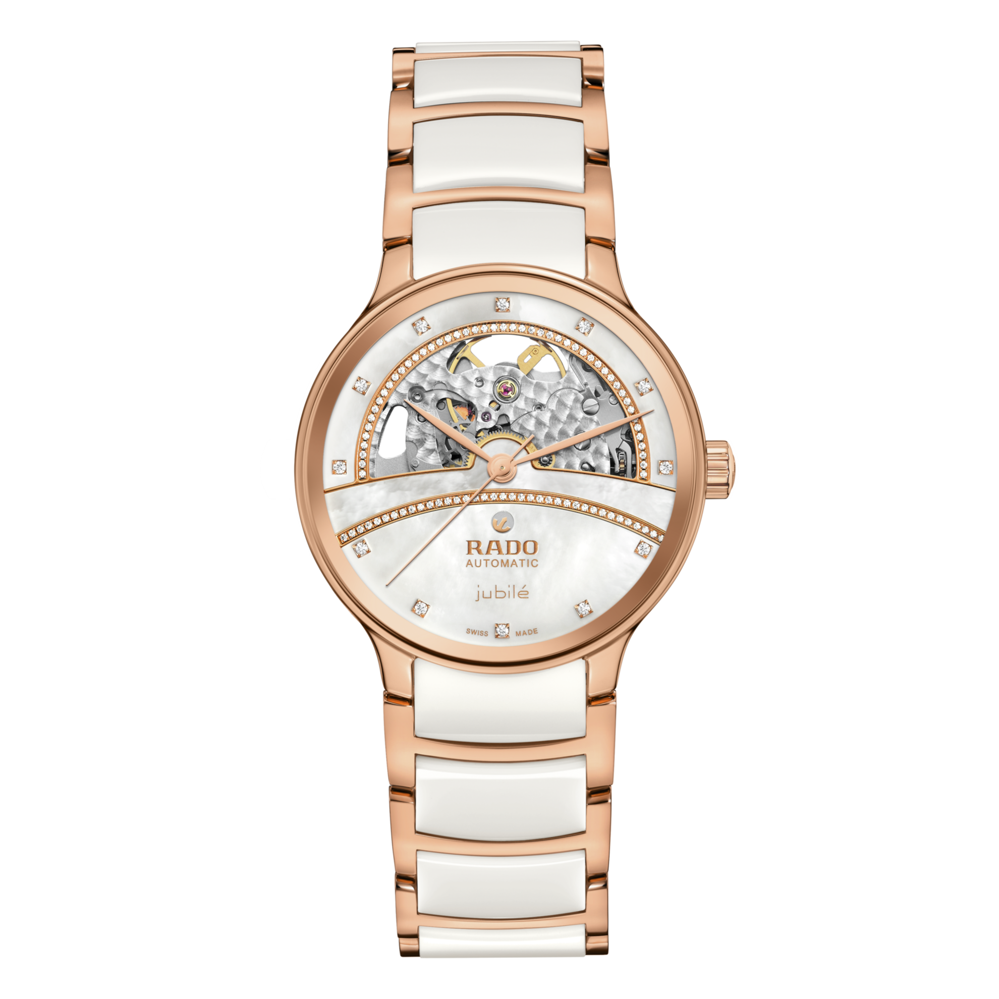 Centrix Automatic Diamonds Open Heart R30029932 Watch for Women