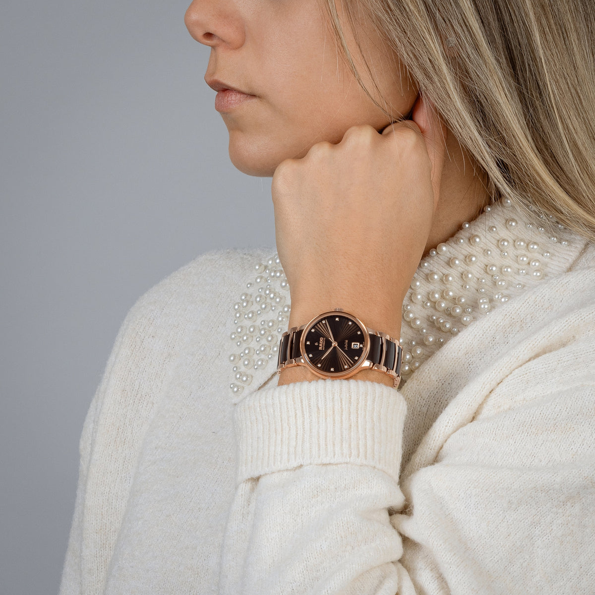 Rado Centrix Automatic Diamonds R30037732 – shown on the wrist