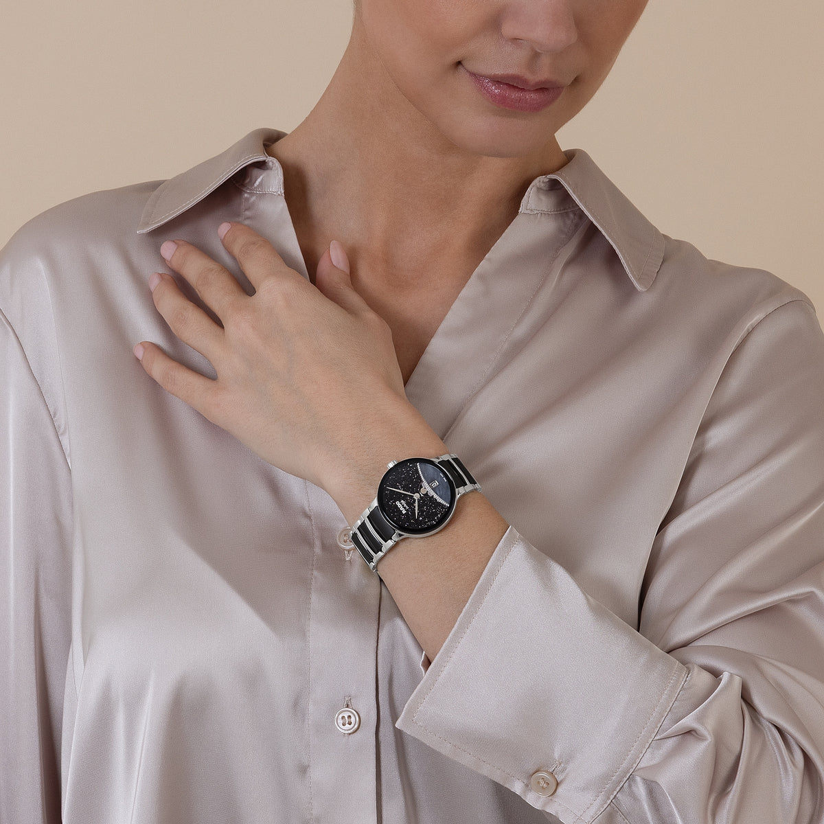 Rado Centrix Moonphase Limited Edition R30234762 – shown on the wrist