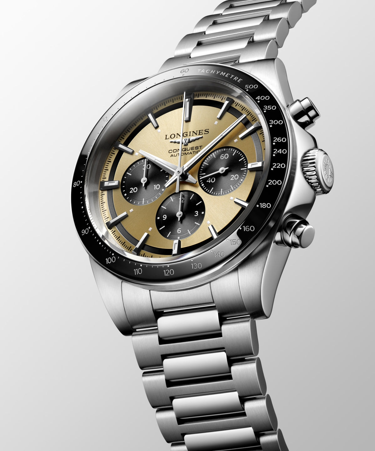 Longines Conquest Chronograph 42mm L3.835.4.32.6 Watch for Men - dial view
