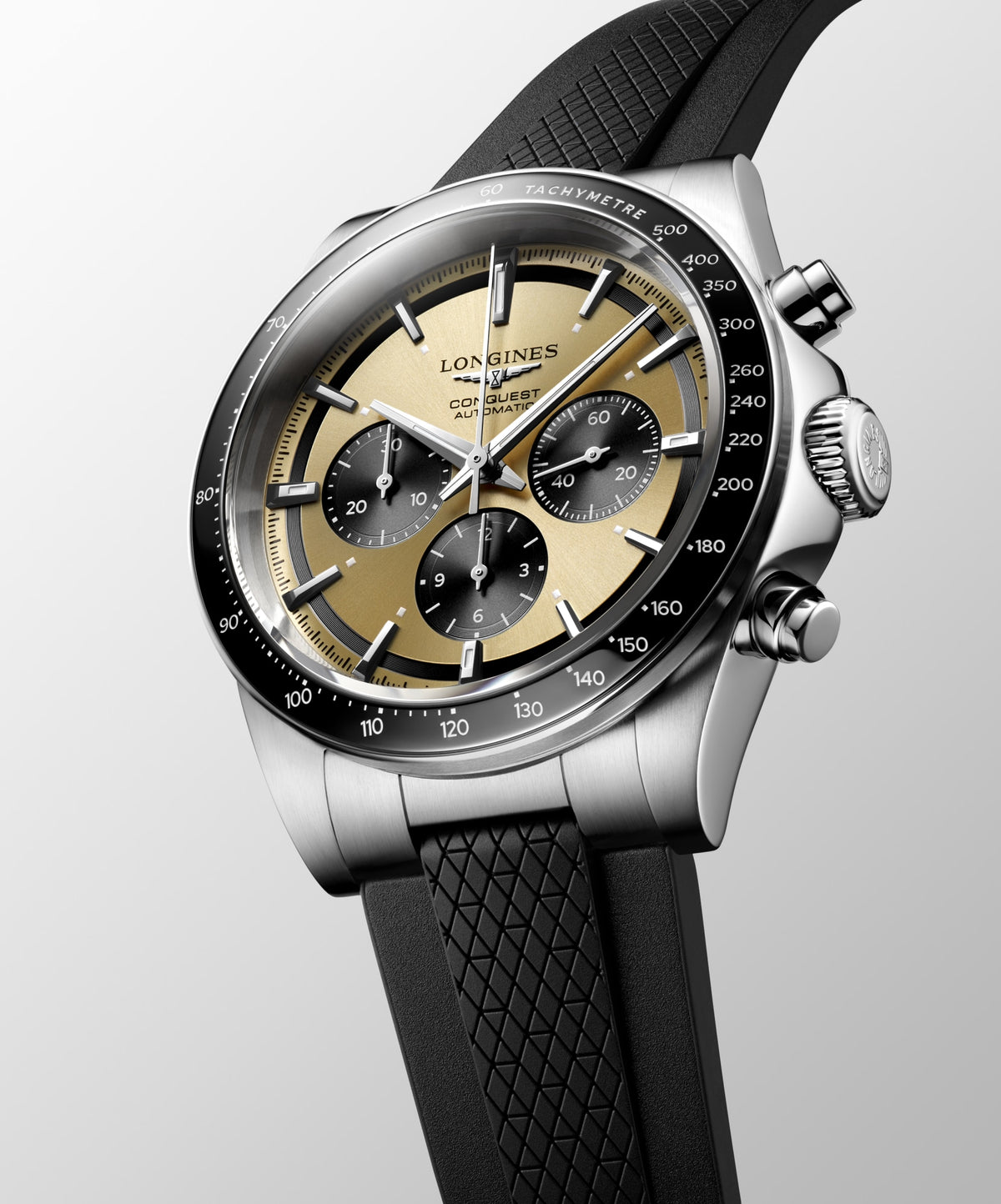 Longines Conquest Chronograph 42mm L3.835.4.32.9 Watch for Men - dial view