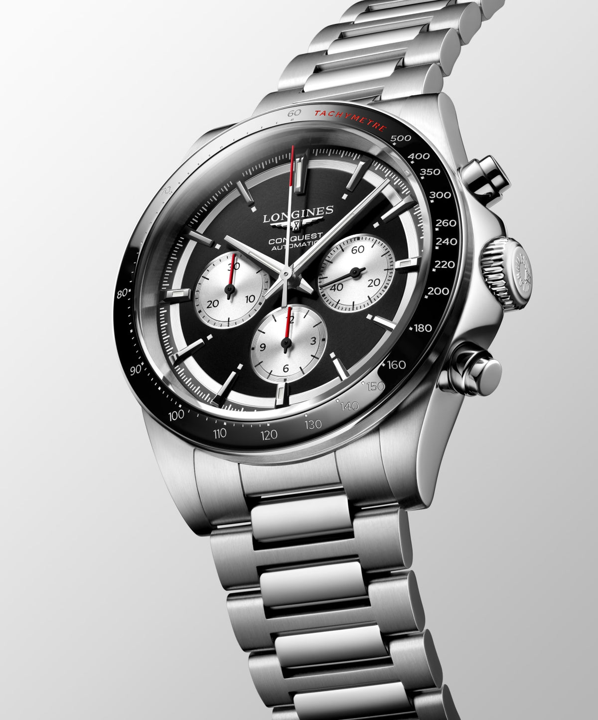 Longines Conquest Chronograph 42mm L3.835.4.52.6 Watch for Men - dial view