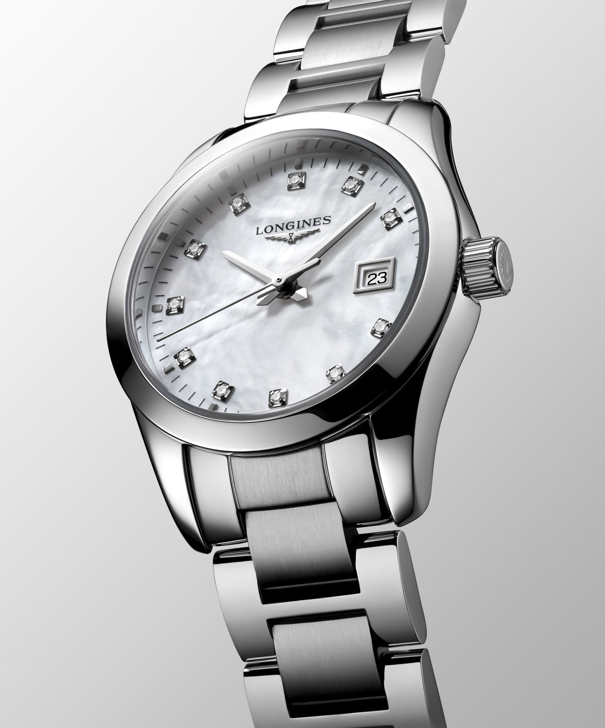 Longines Conquest Classic 29.5mm L2.286.4.87.6 Watch for Women - dial view