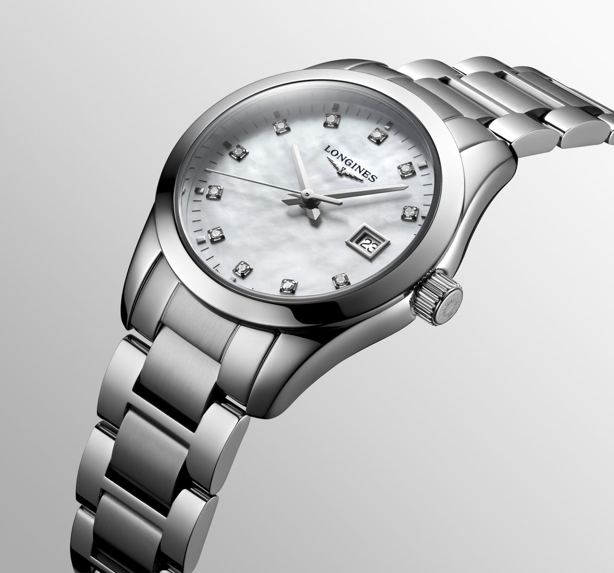 Longines Conquest Classic 29.5mm L2.286.4.87.6 Watch for Women - detail view