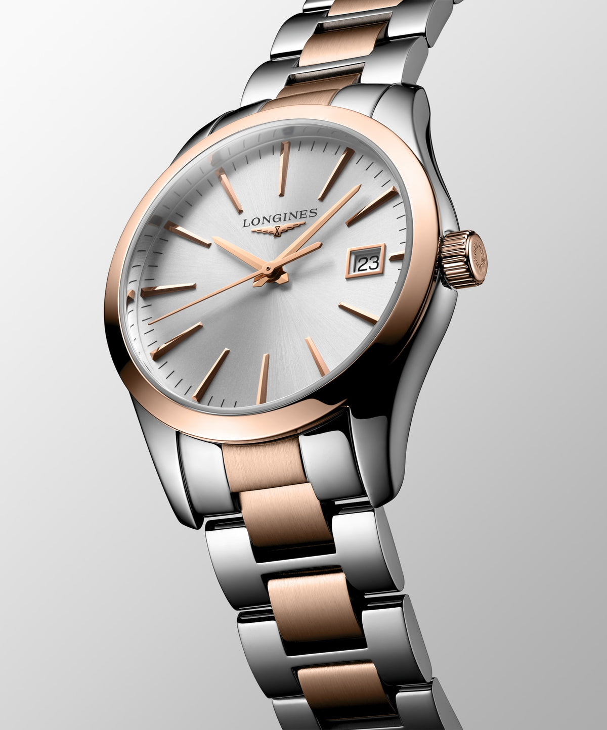 Longines Conquest Classic 34mm L2.386.3.72.7 Watch for Women - dial view