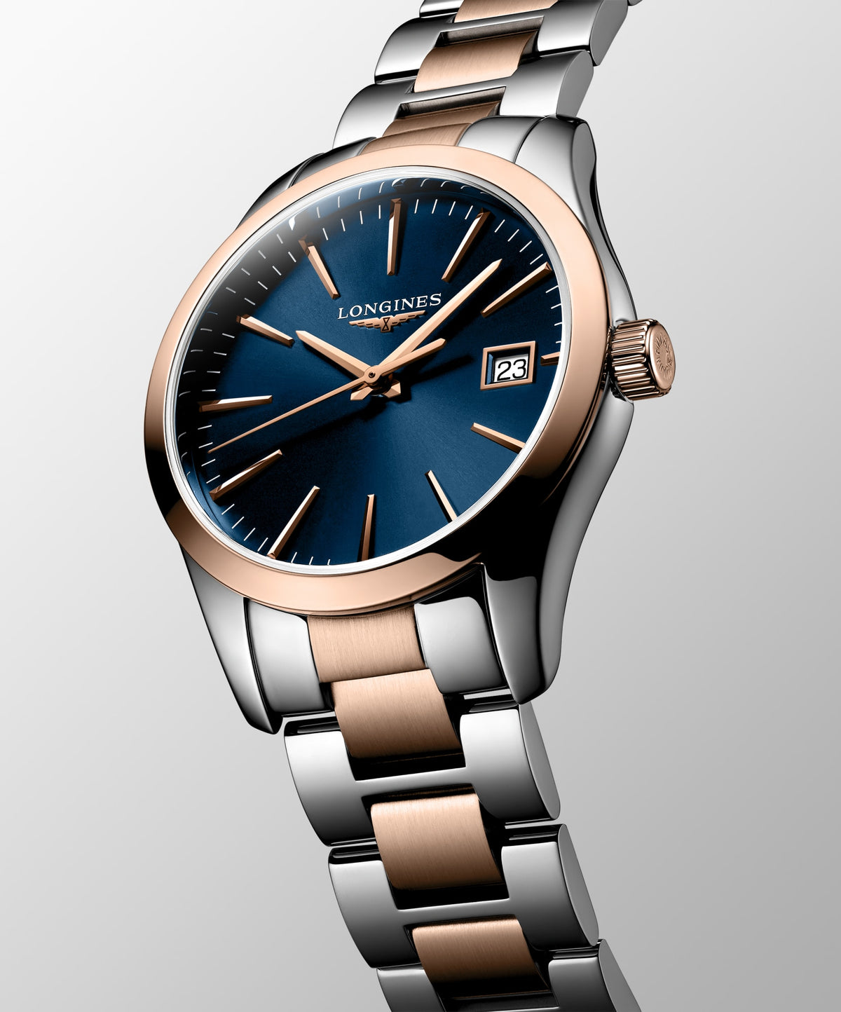 Longines Conquest Classic 34mm L2.386.3.92.7 Watch for Women - dial view