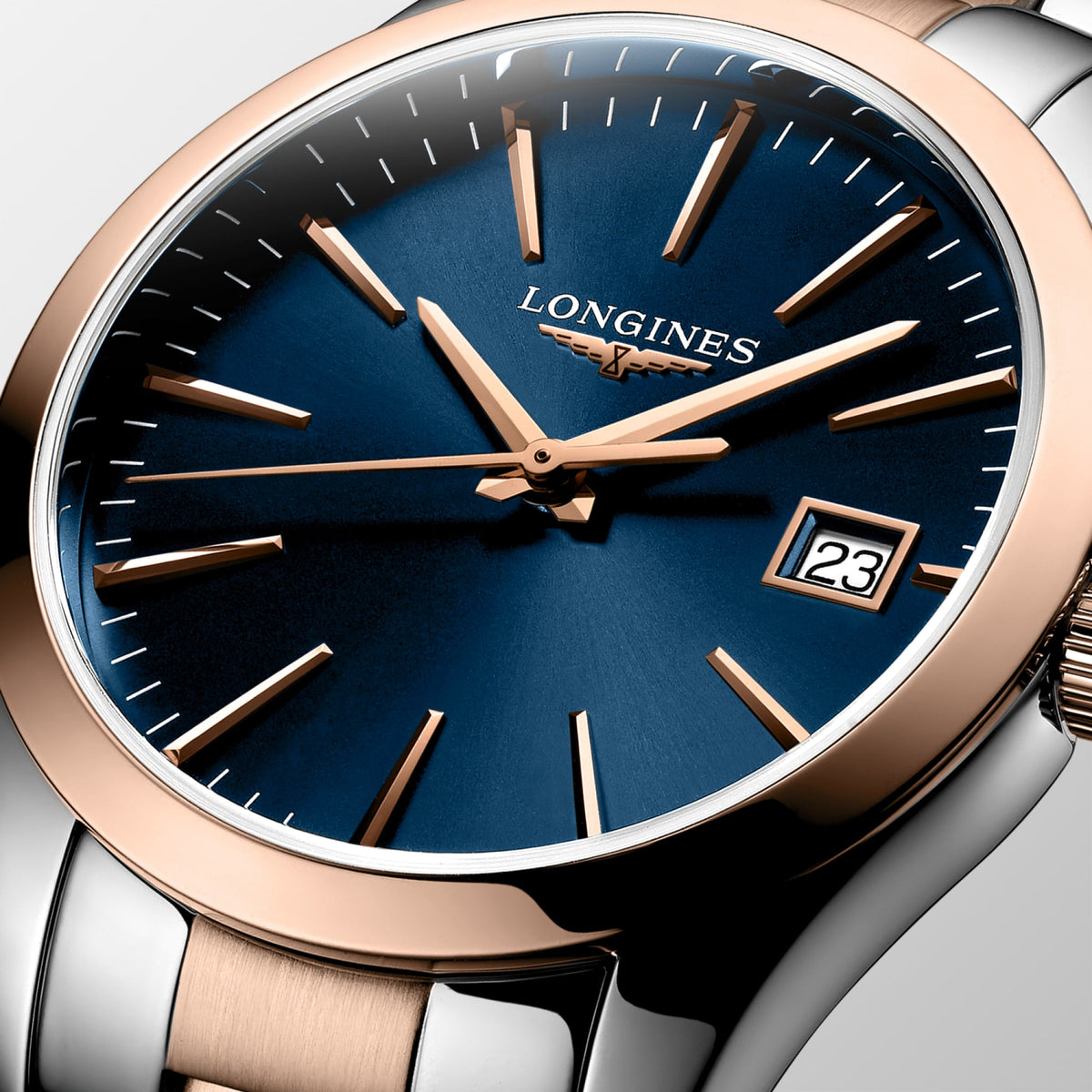 Longines Conquest Classic 34mm L2.386.3.92.7 Watch for Women - dial close-up