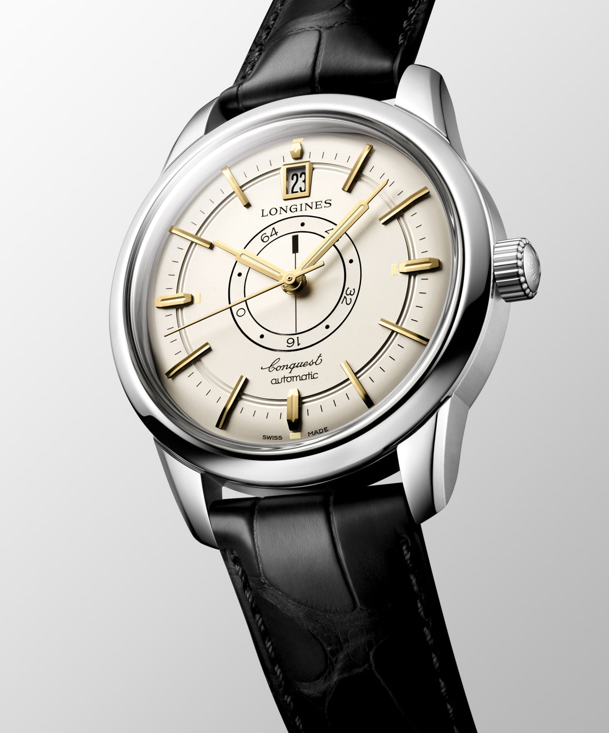 Longines Conquest Heritage Central Power Reserve 38mm L1.648.4.78.2 Unisex Watch - dial view
