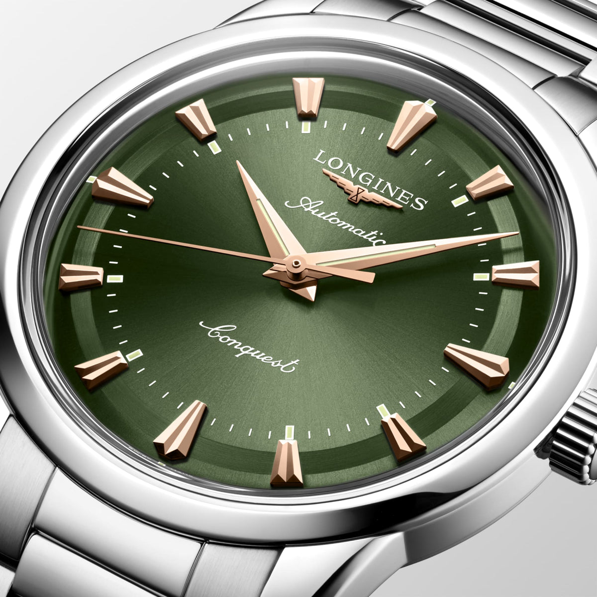Longines Conquest Heritage 40mm L1.650.4.02.6 Watch for Men - dial close-up