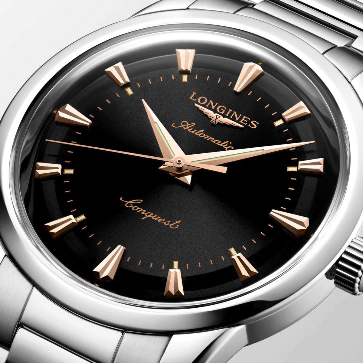 Longines Conquest Heritage 40mm L1.650.4.52.6 Watch for Men - dial close-up