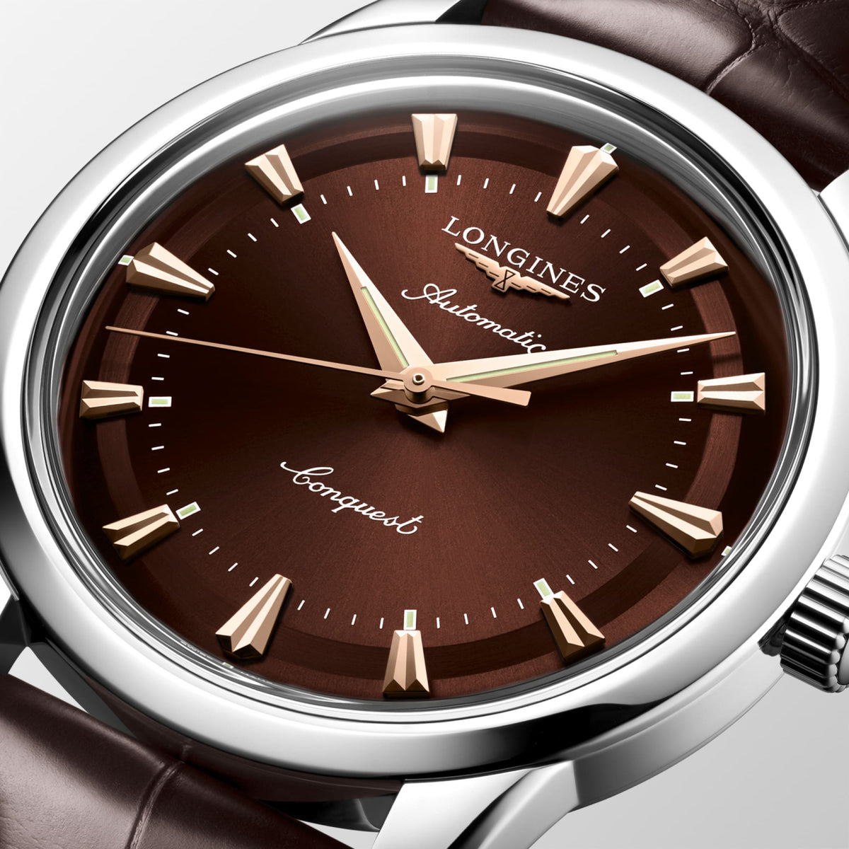 Longines Conquest Heritage 40mm L1.650.4.62.2 Watch for Men - dial close-up