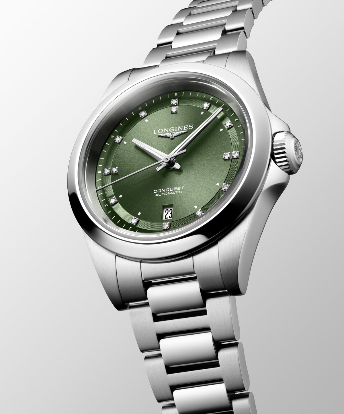 Longines Conquest 30mm L3.320.4.07.6 Watch for Women - dial view