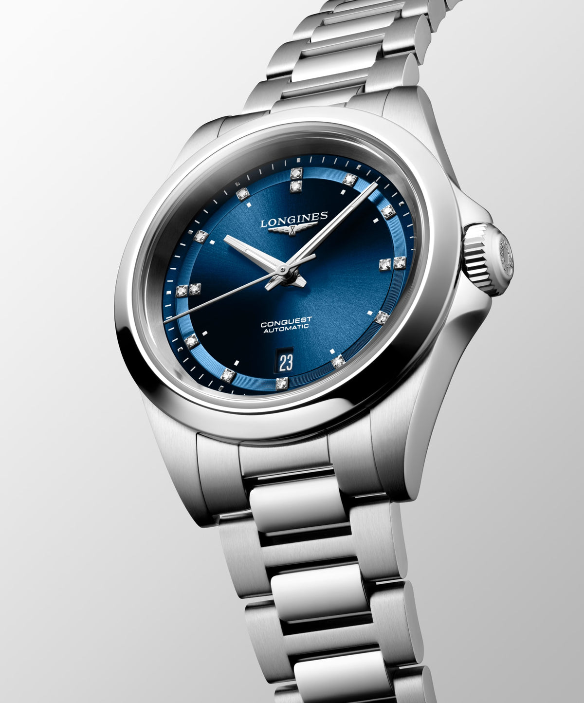 Longines Conquest 30mm L3.320.4.97.6 Watch for Women - dial view