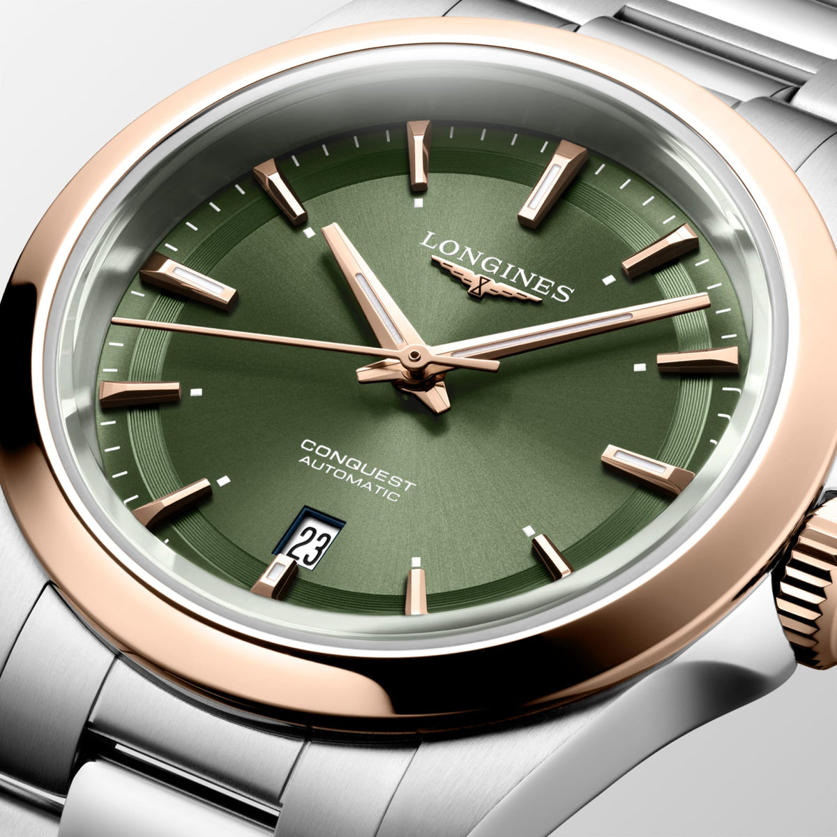 Longines Conquest 30mm L3.320.5.02.6 Watch for Women - dial close-up