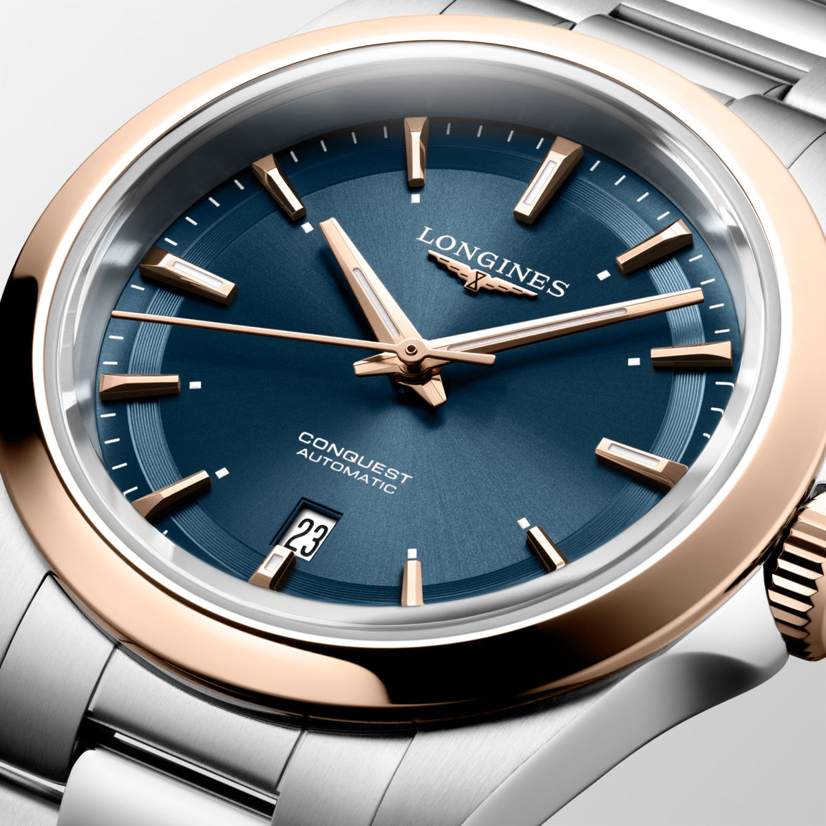 Longines Conquest 30mm L3.320.5.92.6 Watch for Women - dial close-up