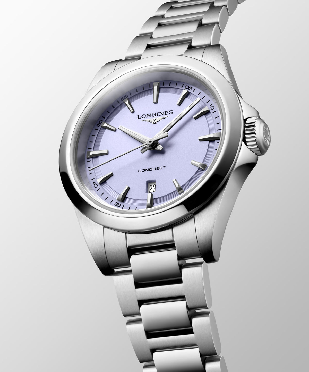Longines Conquest 30mm L3.350.4.02.6 Watch for Women - dial view