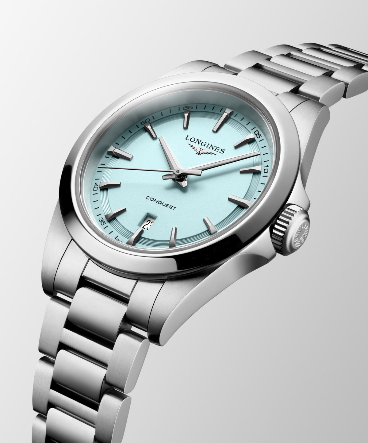 Longines Conquest 30mm L3.350.4.92.6 Watch for Women - detail view