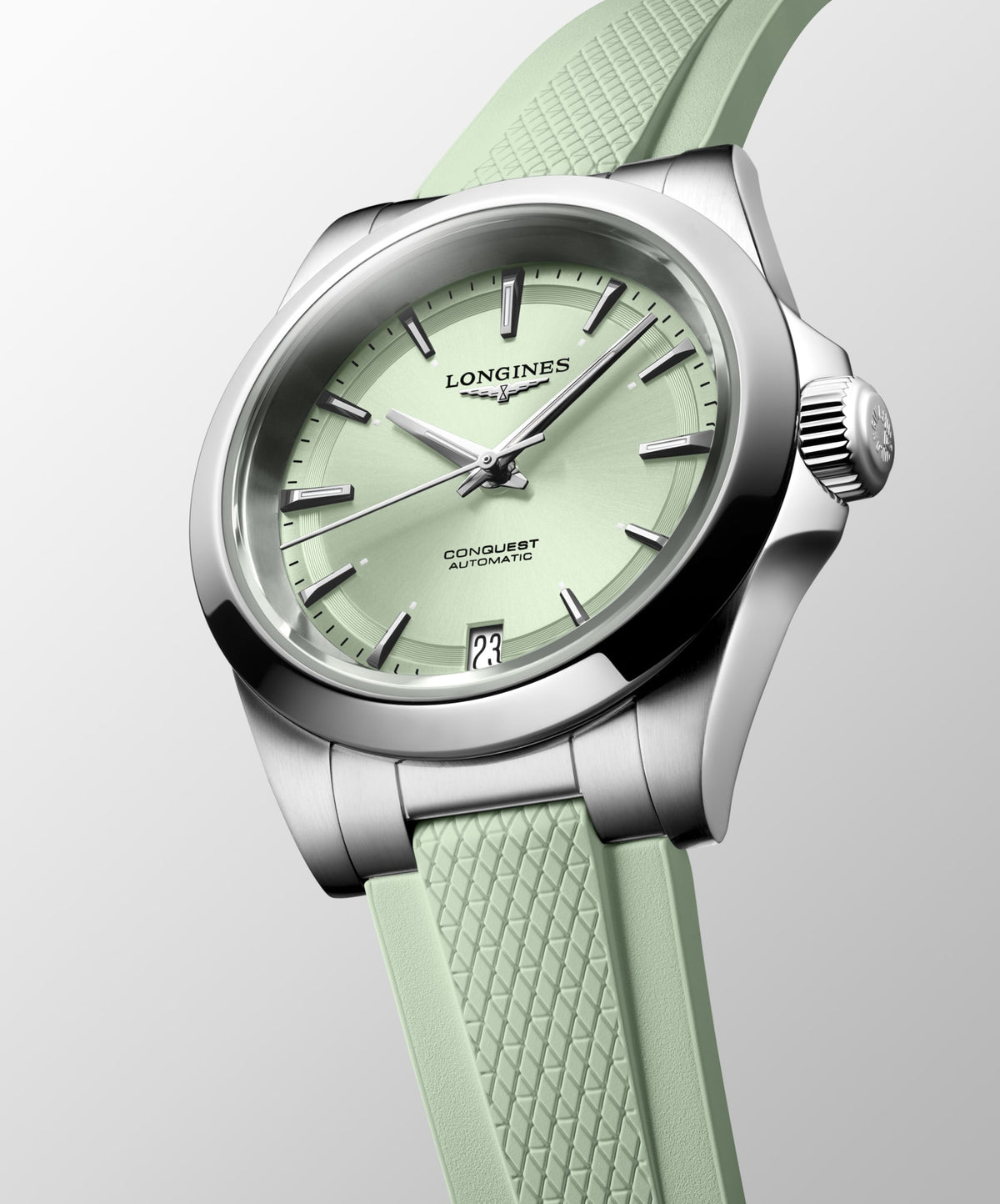 Longines Conquest 34mm L3.430.4.02.9 Watch for Women - dial view